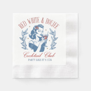 All American Red White and Boujee Napkin