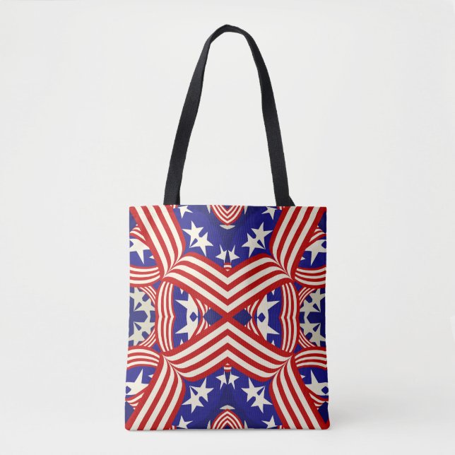 All American Star Spangled Tote Bag (Front)