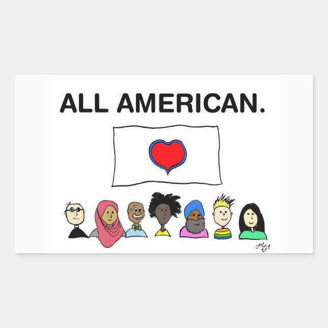 All American Sticker (Front)