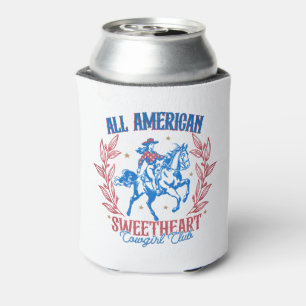 All American Sweetheart Cowgirl Club Can Cooler