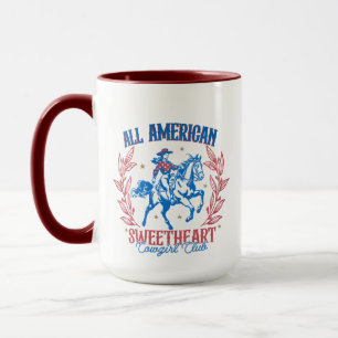 All American Sweetheart Cowgirl Club Mug