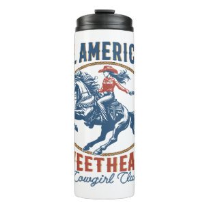 All American Sweetheart Cowgirl Thermal Tumbler