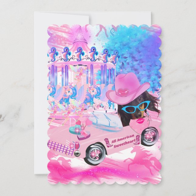 All American Sweetheart Note Card (Front)