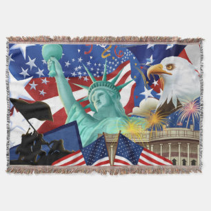 All American Throw Blanket