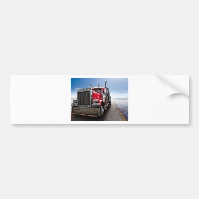 All American Trucker Bumper Sticker (Front)
