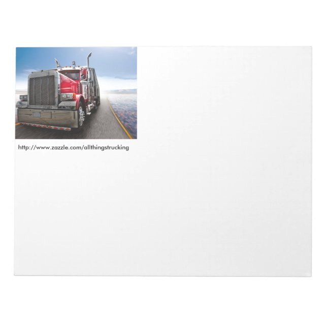 All American Trucker Notepad (Front)