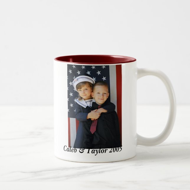 All American Two-Tone Coffee Mug (Right)