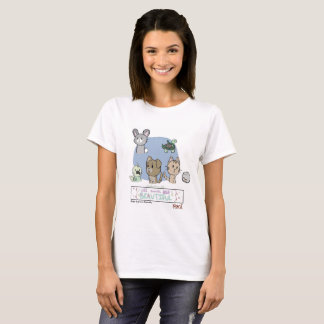 All Animals Are Beautiful by Genesis Benevidas T-Shirt