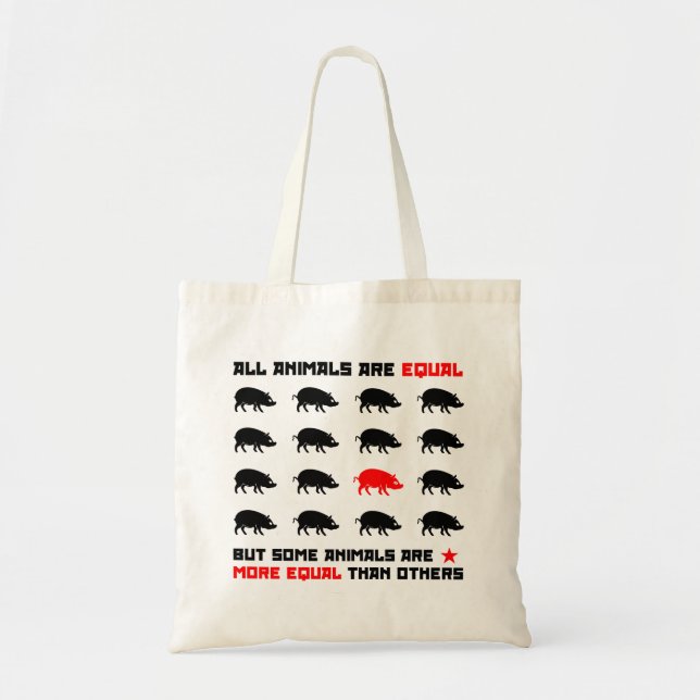 All animals are equal 2 tote bag (Front)