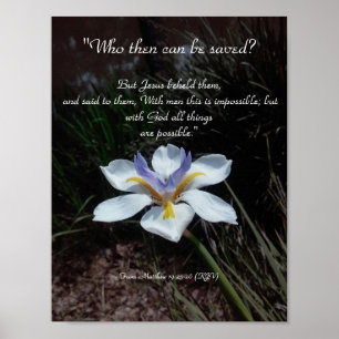 All are Possible with God Poster