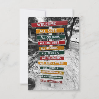All Are Welcome Card