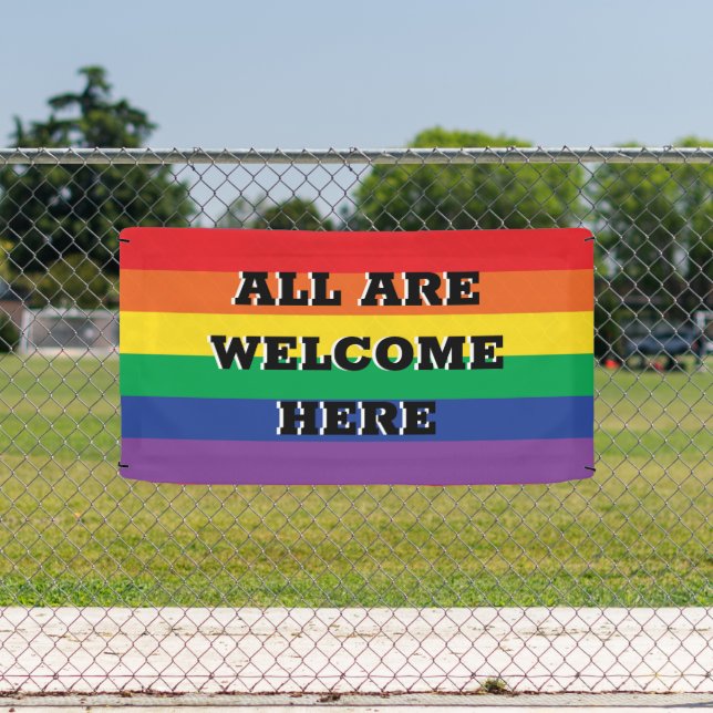 All Are Welcome Here  Banner (Insitu)