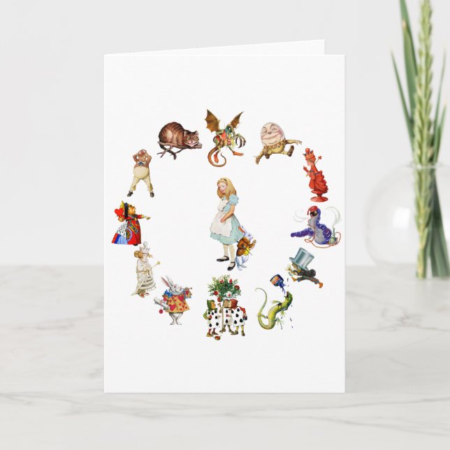 All Around Alice in Wonderland Card (Front)