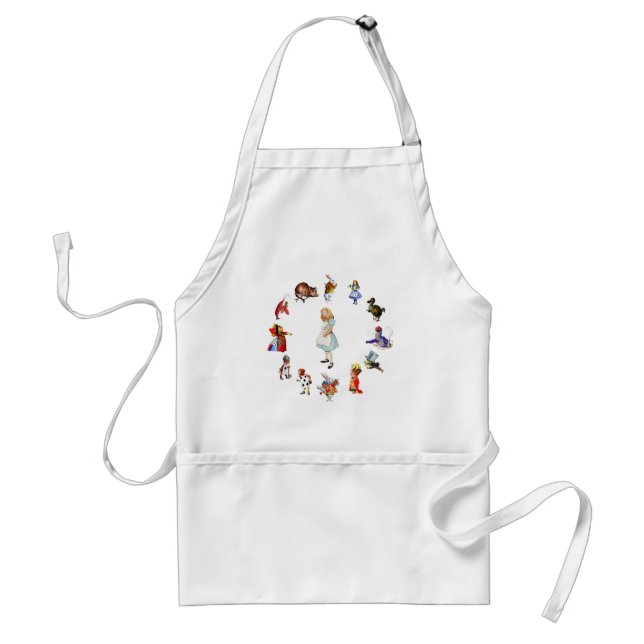 All Around Alice In Wonderland Standard Apron (Front)