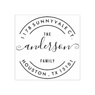 All Around Family Return Address Stamp