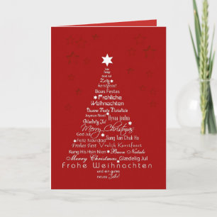 All Around The World Merry Christmas Greeting Card