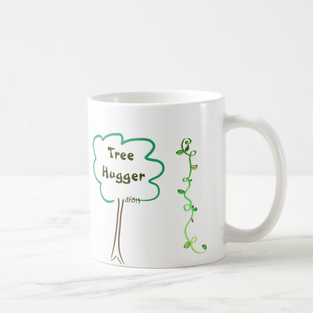 All Around Tree Hugger w/ Vines Coffee Cup (Right)