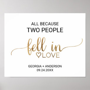 All Because Two People Fell In Love Poster