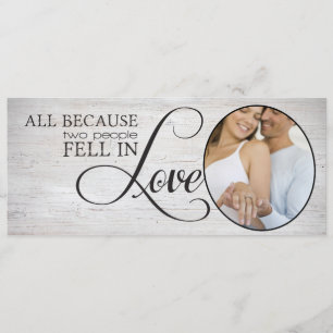 All Because Two People Fell In Love Save The Date