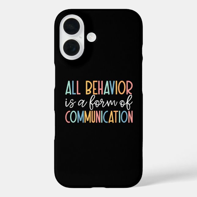 All Behaviour Is A Form Of Communication Case-Mate iPhone Case (Back)