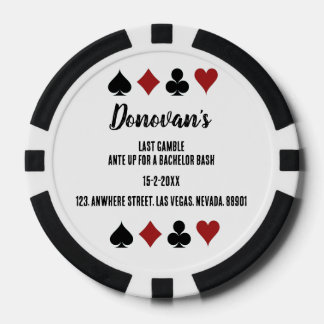 All Bets Off: Brocation Bachelor Party Poker Chips