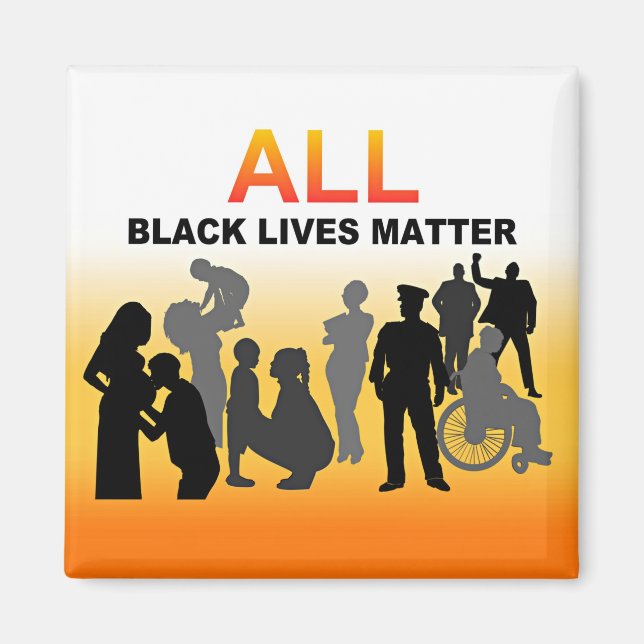 All Black Lives Matter Magnet (Front)