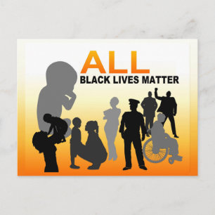 All Black Lives Matter Postcard