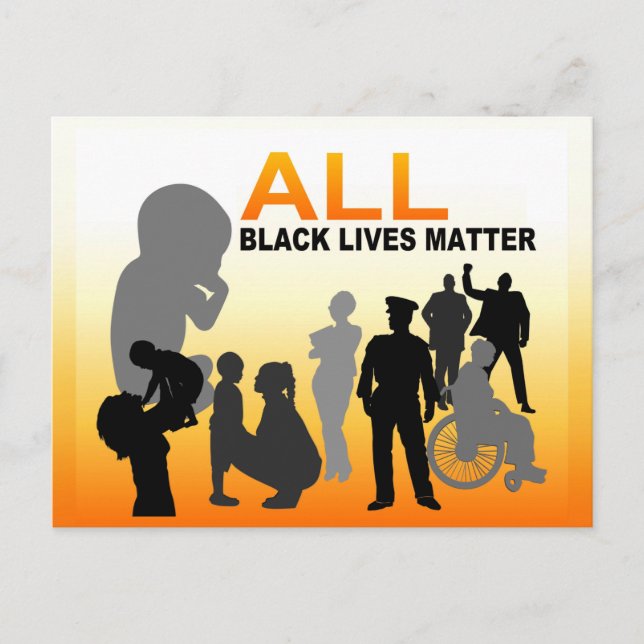 All Black Lives Matter Postcard (Front)