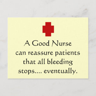 All Bleeding Stops Eventually Postcard