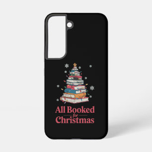 All Booked For Christmas Book Tree Lights Samsung Galaxy Case