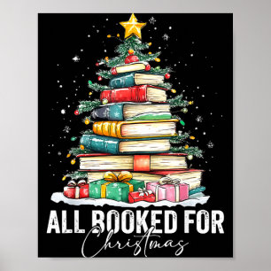 All Booked For Christmas Coquette Books Teacher Xm Poster