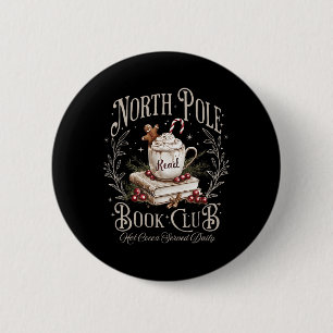 All Booked For Christmas Coquette Xmas Book Club B 6 Cm Round Badge