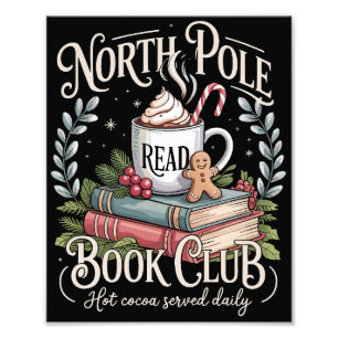 All Booked for Christmas Coquette Xmas Book Club  Photo Print