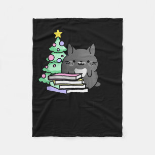 All Booked For Christmas Cozy Mystery, Book Lovers Fleece Blanket