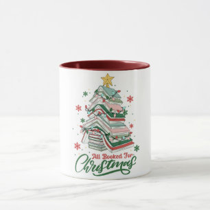 All Booked For Christmas Mug