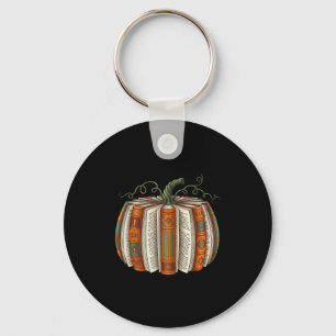 All Booked For Fall Pumpkin Autumn Librarians Teac Key Ring