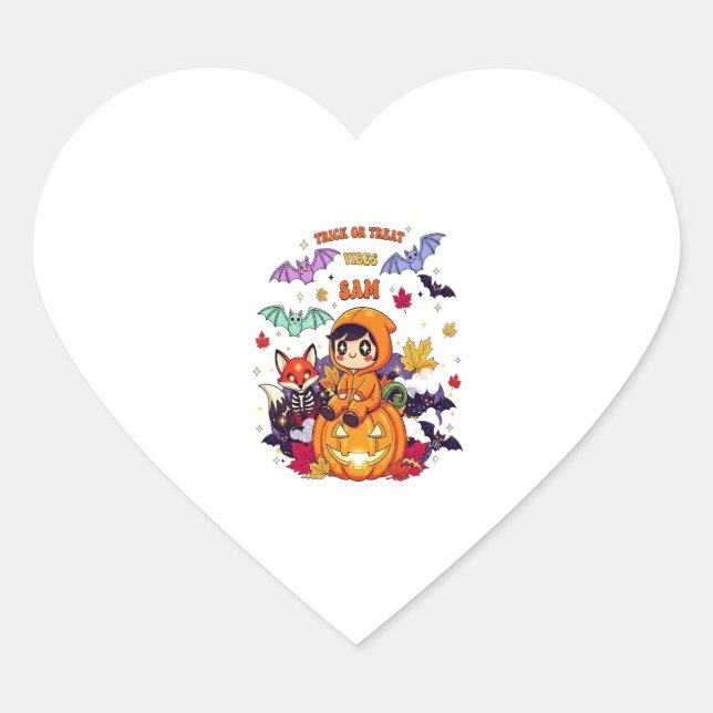 All Booked For Halloween  Teacher Ghost Heart Sticker (Front)