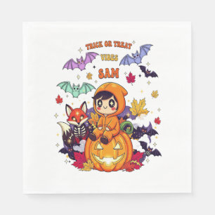 All Booked For Halloween Teacher Ghost Napkin