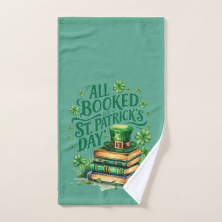 All Booked For St. Patrick's Day Hand Towel