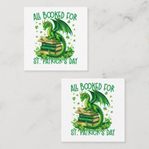 All Booked for St Patrick's Day Square Business Card