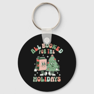 All Booked For The Holidays Christmas Tree Book Lo Key Ring