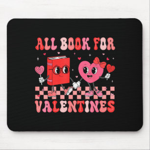 All Booked For Valentine Book Librarian Teacher Wo Mouse Mat