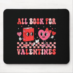 All Booked For Valentine Book Librarian Teacher Wo Mouse Mat