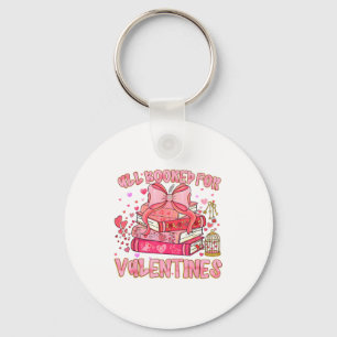 All Booked For Valentines Book Lovers Teacher Kid Key Ring