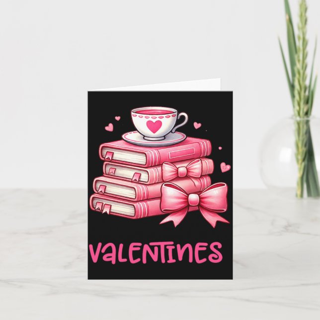 All Booked For Valentines Book Reading Bookworm Ne Card (Front)