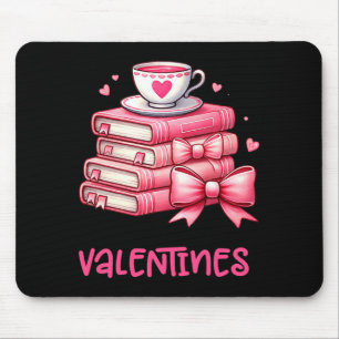 All Booked For Valentines Book Reading Bookworm Ne Mouse Mat