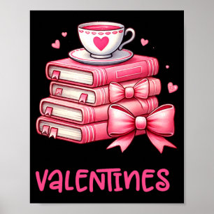 All Booked For Valentines Book Reading Bookworm Ne Poster