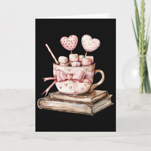 All Booked For Valentines Coquette Bow Teacher Boo Card
