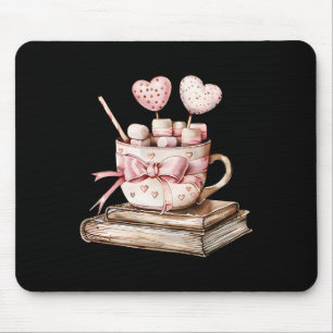 All Booked For Valentines Coquette Bow Teacher Boo Mouse Mat