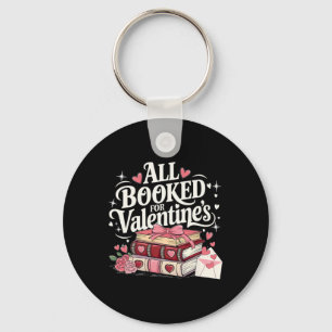 All Booked For Valentine's Day Pretty Coquette Rea Key Ring
